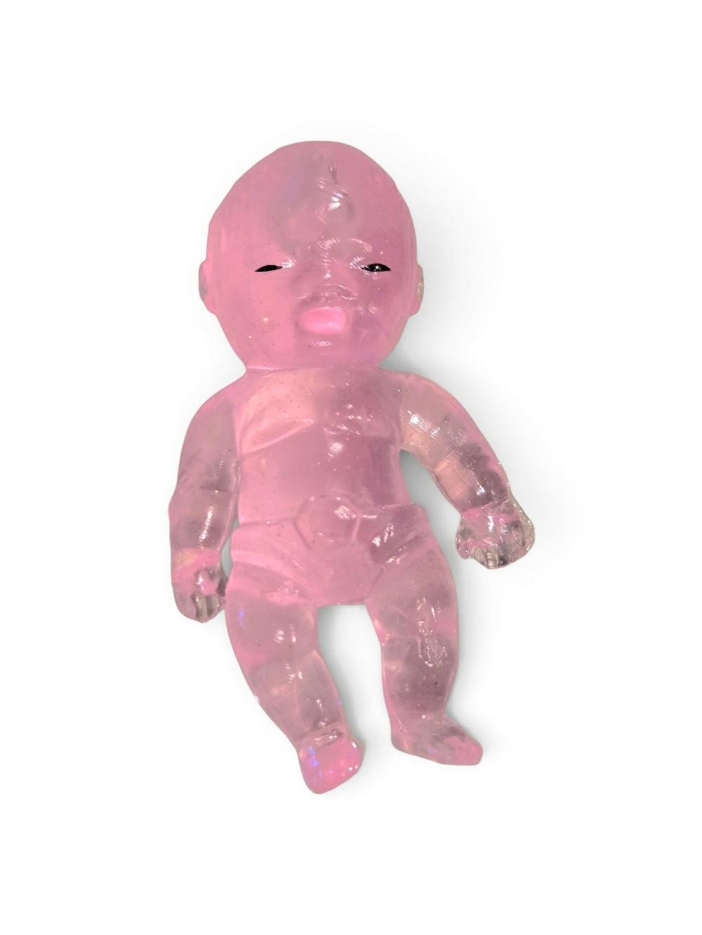 Set Of 3 Squishy Babies  Toy. Fidget Stress Relief. Sticky. Sensory. Sparkly New